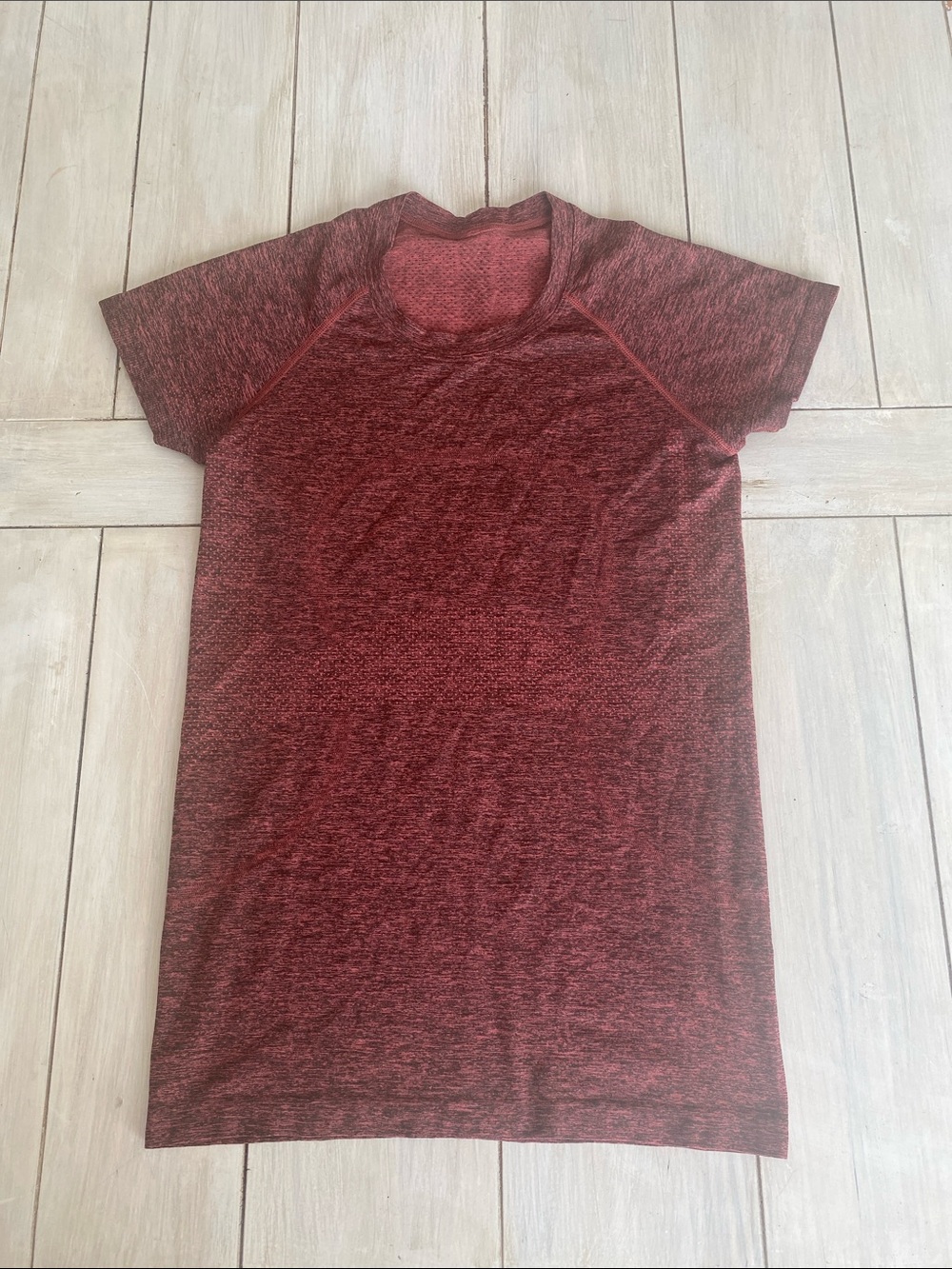 Lululemon Rust Black Speckle Workout Top 4